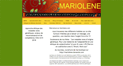 Desktop Screenshot of mariolene.com